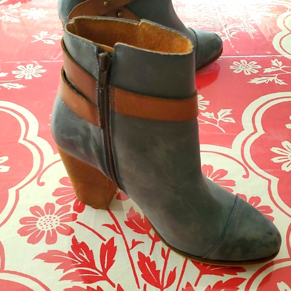 CHIO genuine leather ankle boots sz 6.5 - Picture 8 of 14